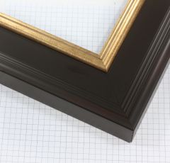 Dark Mahogany & Gold