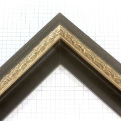 This 1 " deep Black & Silver Flaoter  features a silver lip with a distressed black profile. This textured wood is perfectly balanced with its detailed lip for an ornate yet delicate appearance.